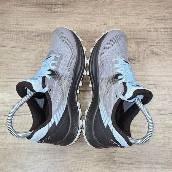 Saucony Peregrine 11 Women's Size 5.5 Brown Blue Trail Running Shoes (S10641-35) - Picture 6 of 9